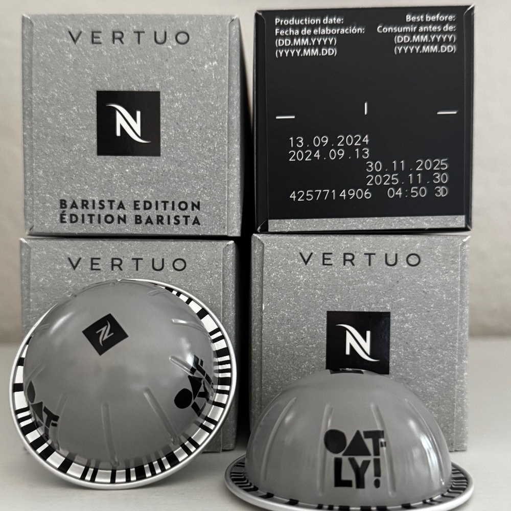Nespresso Vertuo Oatly Barista Limited Edition 4 sleeves (READ)